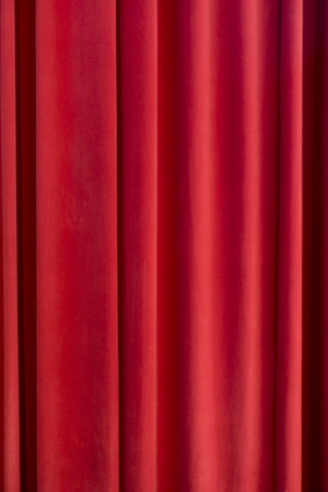 Red curtain texture for backgroundの写真素材