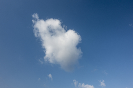 clouds in the blue skyの写真素材
