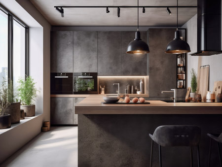Kitchen interior architecture minimalist styleの素材