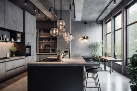 Kitchen interior architecture minimalist styleの素材