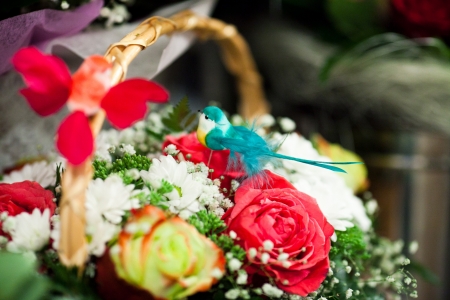 bouquet of rosesの写真素材