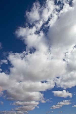 Cloud line image taken in Africa on a summer morningの写真素材