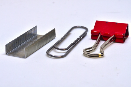 There is always an alternative: a stapler, a clip or a clamp.の写真素材