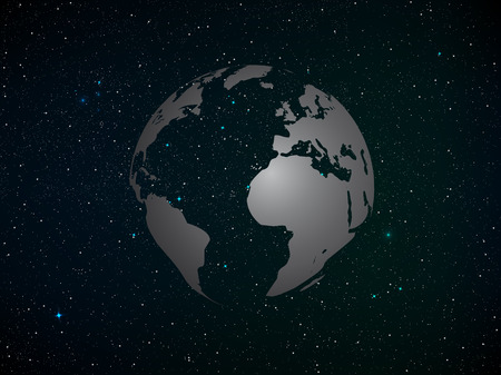 Realistic Vector illustration of starfield.のイラスト素材