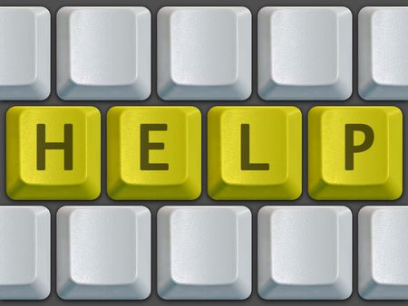 Keyboard Helpの写真素材