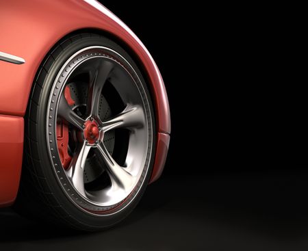 Wheel exclusive design. Your text in the dark space on the right.