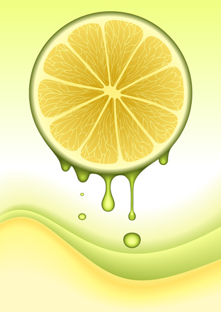 Orange Lemon Concept. You can remove or add details.のイラスト素材