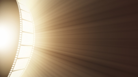 Filmstrip back light. Your text in the center.の写真素材