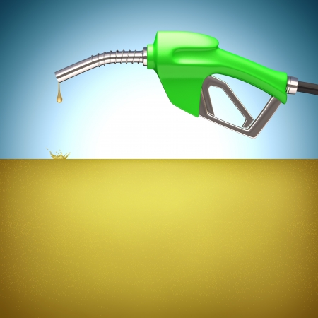 Gasoline fuel. Your text over the pool of gasoline.の写真素材