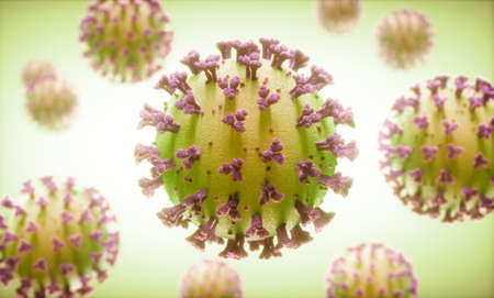 COVID-19, Coronavirus, group of viruses in a worldwide pandemic concept.