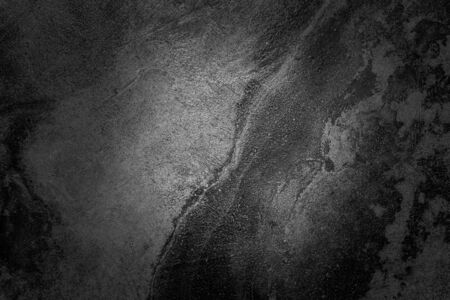 Blank concrete or cement wall texture background, Dark Tone.の写真素材