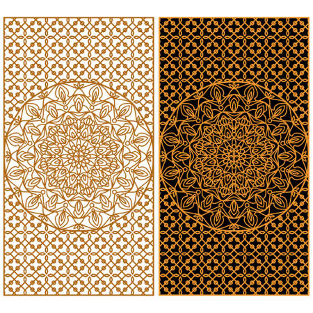 Vector rhythmic geometric elements backgrounds setのイラスト素材