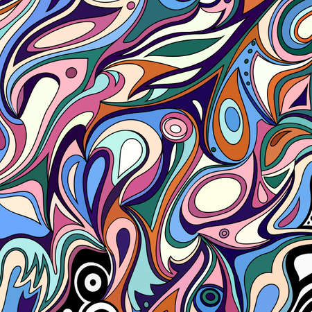 Vector abstract pattern. Oil stains backgroundのイラスト素材