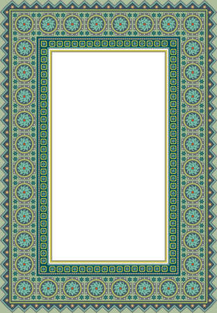 Vector decorative floral ethnic illustrationのイラスト素材