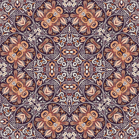 Vector ethnic nature ornamental background
