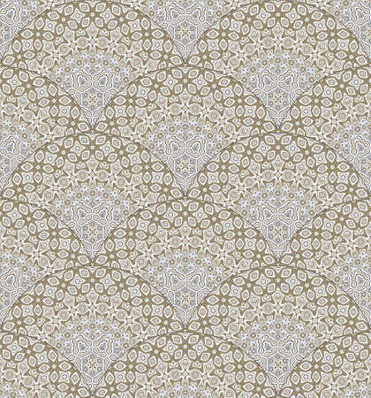Vector abstract vintage hand drawn seamless pattern
