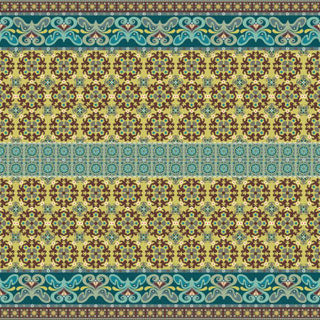 Abstract ethnic stripe pattern, vector background