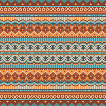 Abstract ethnic stripe pattern, vector background