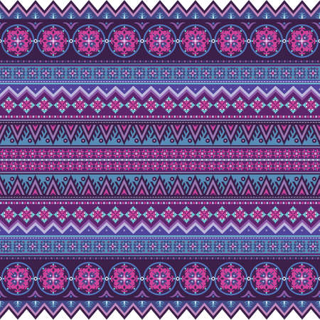 Abstract ethnic stripe pattern, vector background