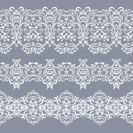 Abstract ethnic nature seamless line art stripesのイラスト素材