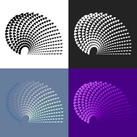 Set of abstract vector geometric elementsのイラスト素材