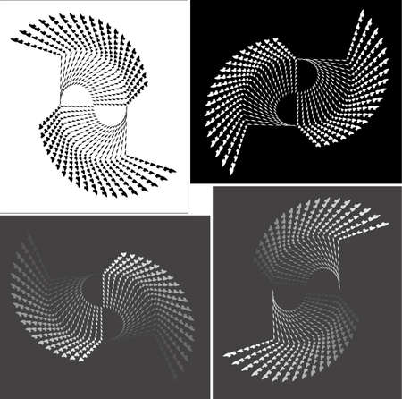 Set of abstract vector geometric elementsのイラスト素材