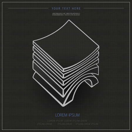 Vector abstract geometric figure cube   designのイラスト素材