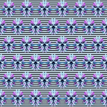 Abstract geometric triangle seamless pattern.