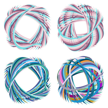 Set of vector design elementsのイラスト素材