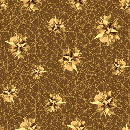 Abstract geometric triangle seamless patternのイラスト素材