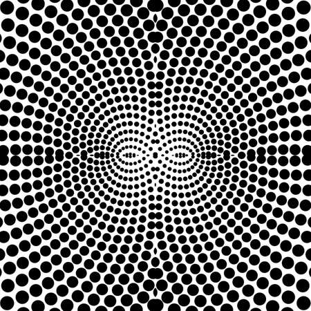 Vector geometric background with distortion effectのイラスト素材