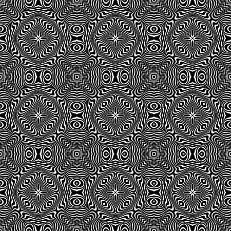 Vector abstract lines pattern. Waves backgroundのイラスト素材