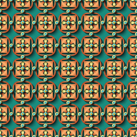 Vector paper cut geometric modern background