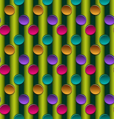 Vector paper cut geometric modern background.のイラスト素材