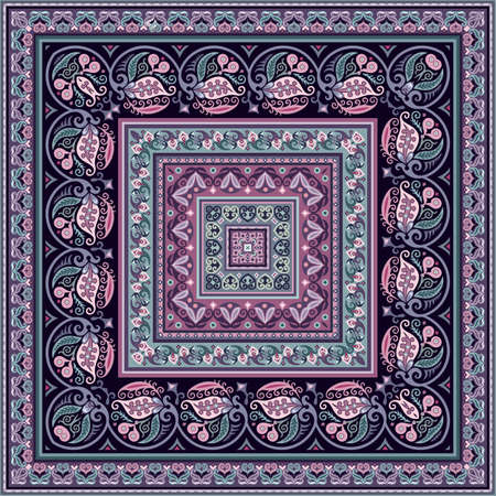 Vector decorative ethnic ornamental illustrationのイラスト素材