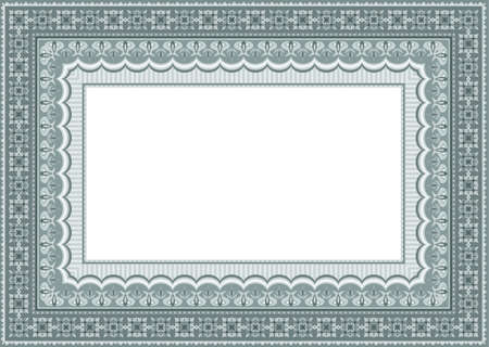 Vector abstract decorative floral ethnic ornamental illustrationのイラスト素材