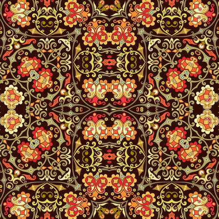 Vector ethnic nature ornamental background