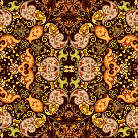 Vector ethnic nature ornamental backgroundのイラスト素材