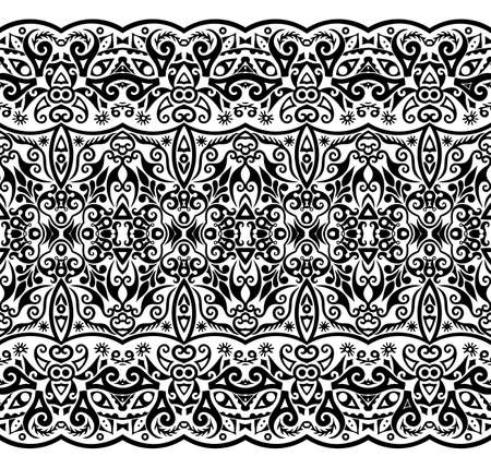 Vector ethnic nature ornamental backgroundのイラスト素材