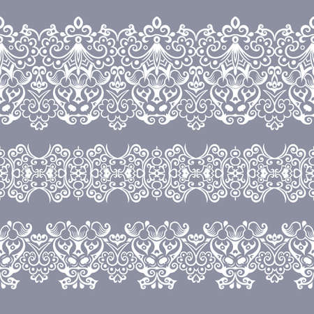 Abstract ethnic nature seamless line art stripesのイラスト素材