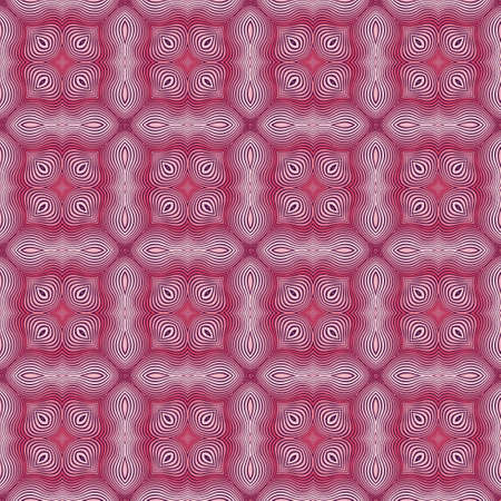 Abstract ornamental patch seamless pattern