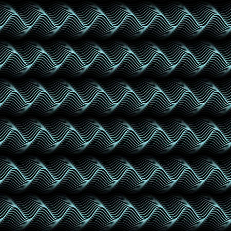 Vector line pattern with distortion effectのイラスト素材