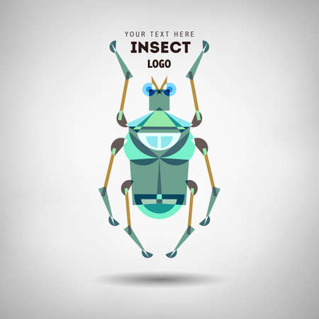 Abstract geometrical style insectのイラスト素材