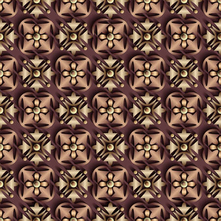 Vector paper cut geometric modern backgroundのイラスト素材