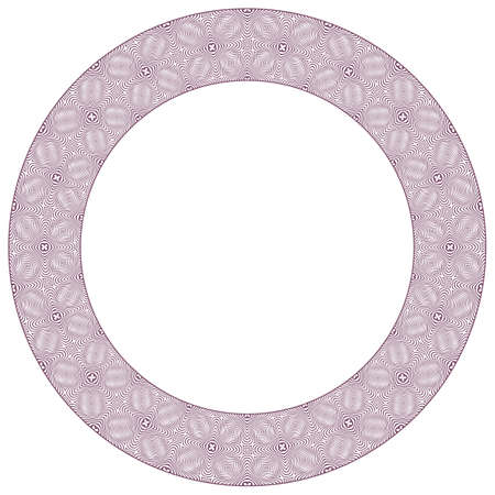 Vector ornamental vintage ethnic round frameのイラスト素材