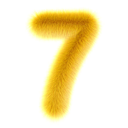 3d Duckling creative cute cartoon fur number 7