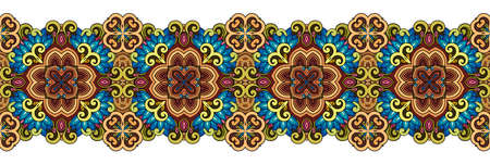 Vector abstract decorative ethnic ornamental illustrationのイラスト素材