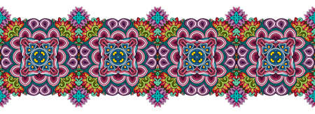 Vector abstract decorative ethnic ornamental illustrationのイラスト素材