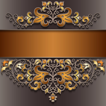 Vector abstract decorative ethnic ornamental illustration.のイラスト素材