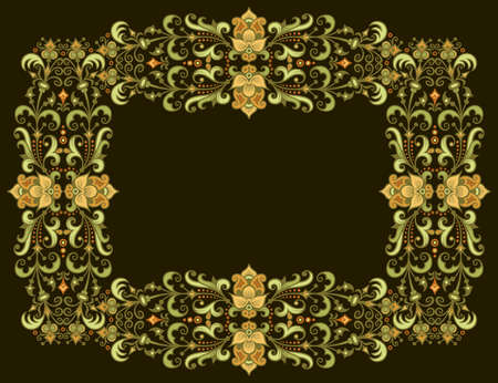 Vector abstract decorative ethnic ornamental illustration.のイラスト素材